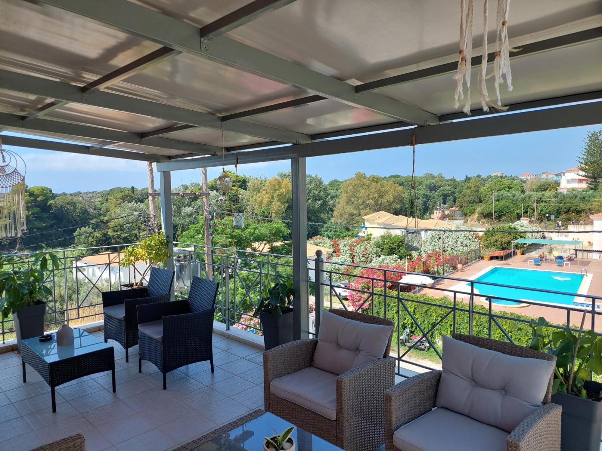 Nikkos Apartments Skala  ภายนอก รูปภาพ