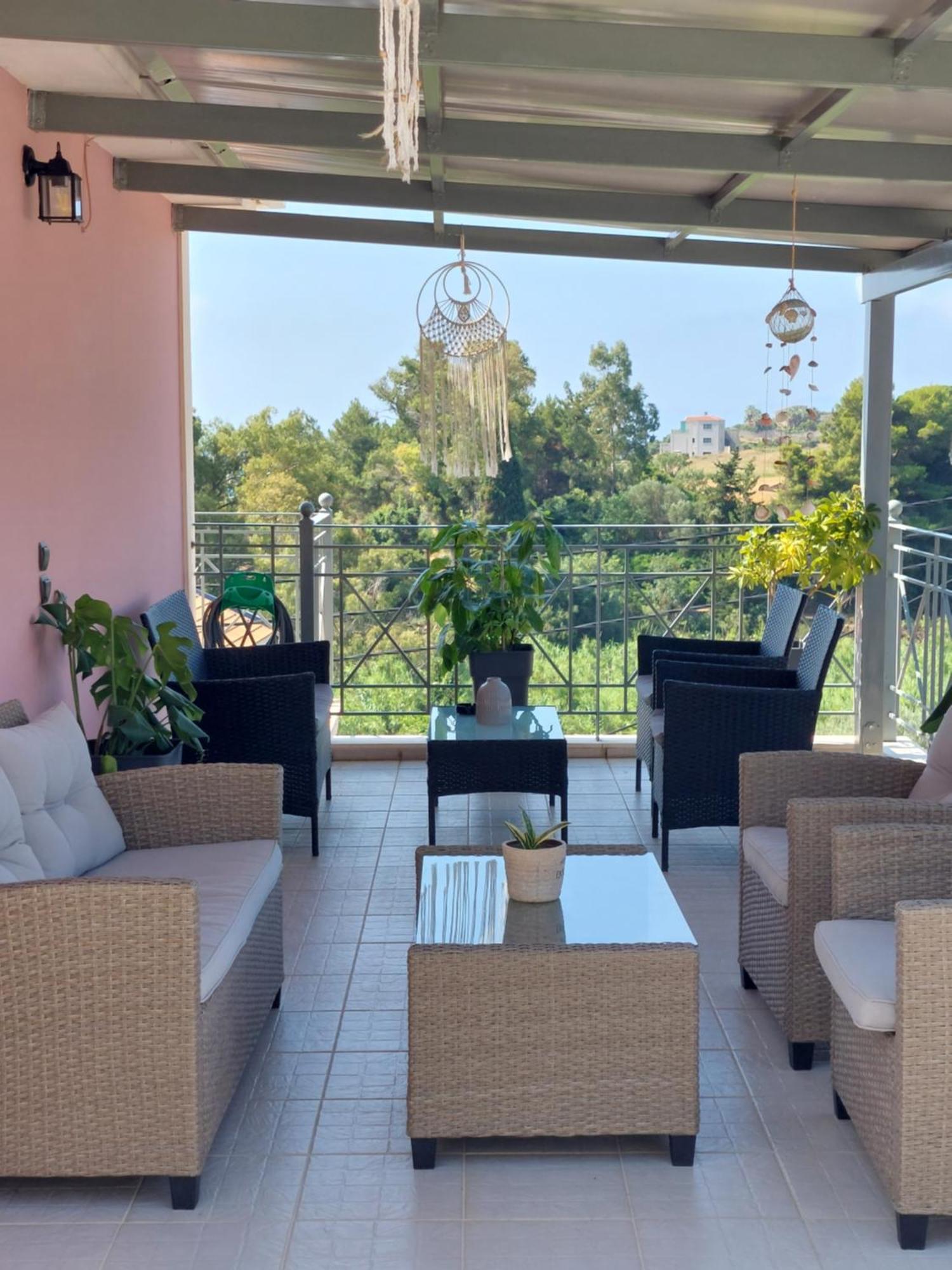 Nikkos Apartments Skala  ภายนอก รูปภาพ